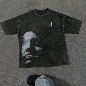 & Other Stories Black Graphic Tee